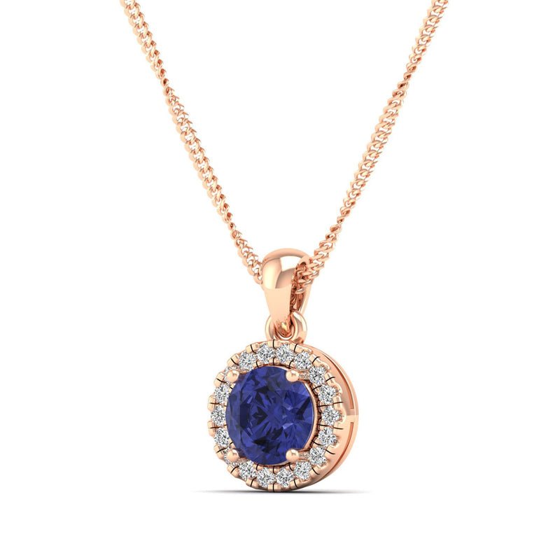 14K Rose Gold - Tanzanite
