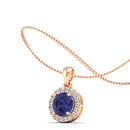 14K Rose Gold - Tanzanite