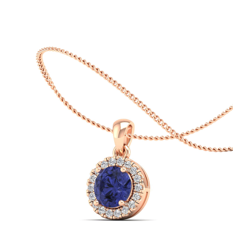 14K Rose Gold - Tanzanite
