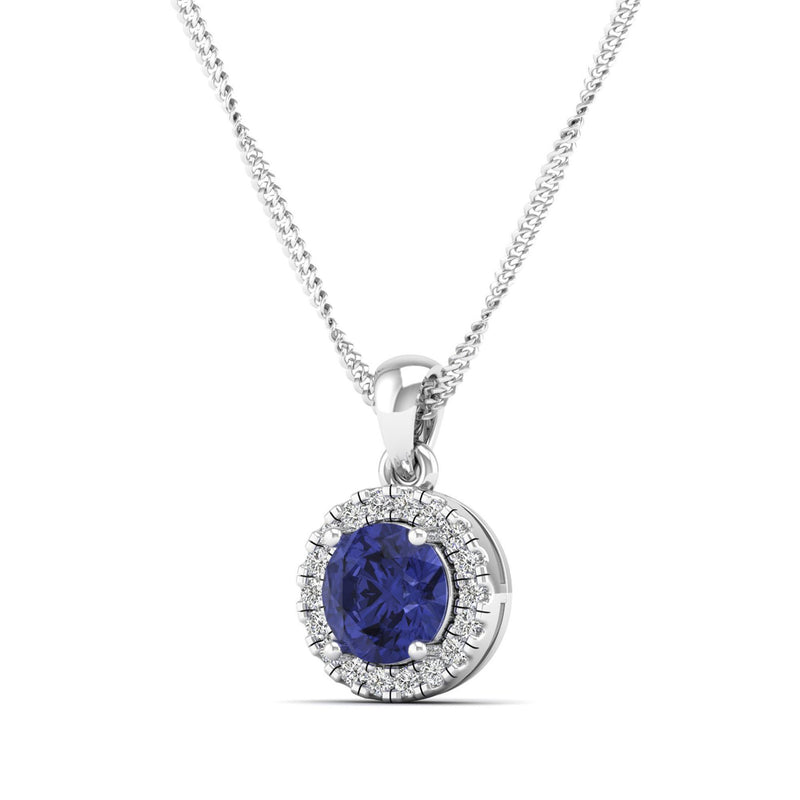 14K White Gold - Tanzanite