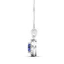 14K White Gold - Tanzanite