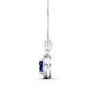 14K White Gold - Sapphire