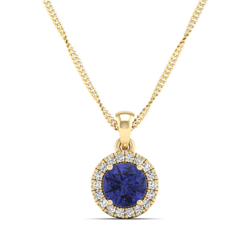 14K Yellow Gold - Tanzanite