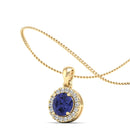 14K Yellow Gold - Tanzanite