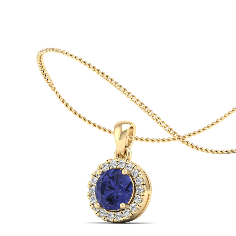 14K Yellow Gold - Tanzanite