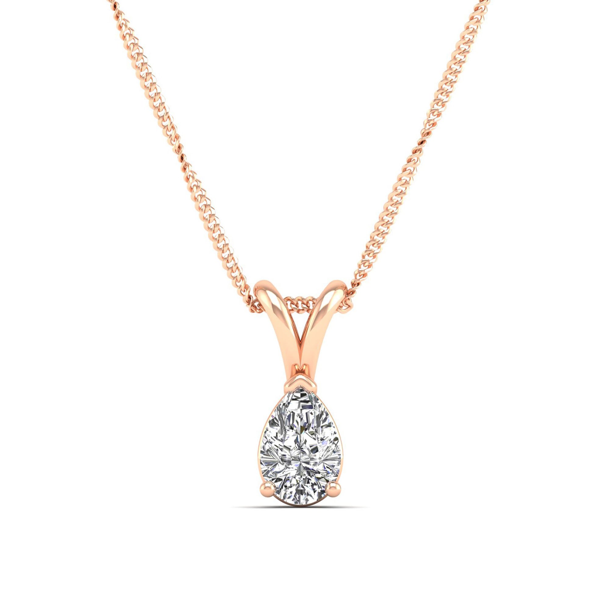 14K Rose Gold - 0.50