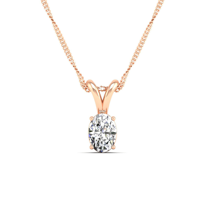 14K Rose Gold - 0.50