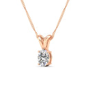 14K Rose Gold - 0.50