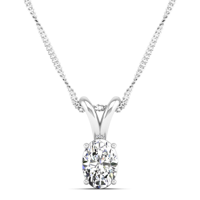 14K White Gold - 1.00