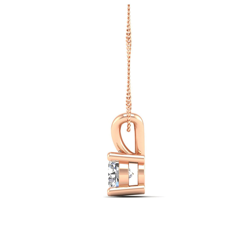 14K Rose Gold - 0.50
