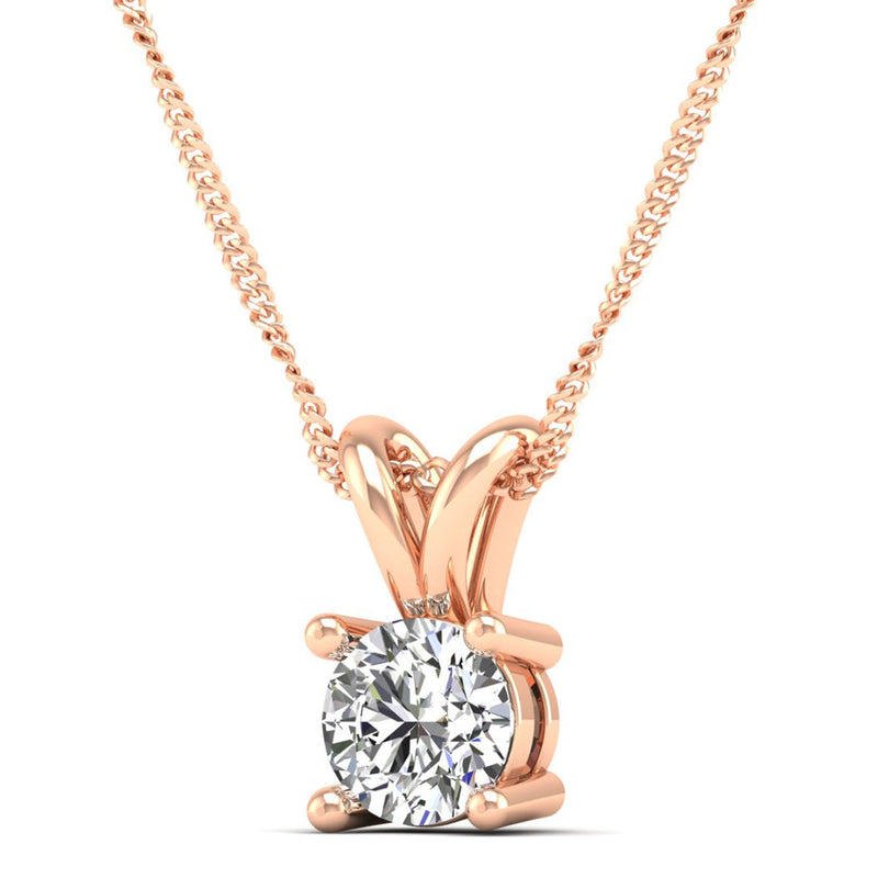 14K Rose Gold - 2.50