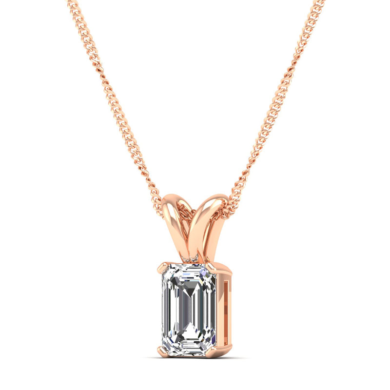 14K Rose Gold - 1.00
