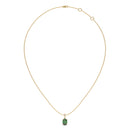 14K Yellow Gold - Emerald