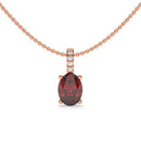 14K Rose Gold - Ruby