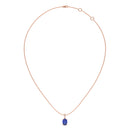 14K Rose Gold - Sapphire