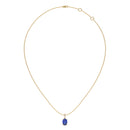 14K Yellow Gold - Sapphire