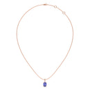 14K Rose Gold - Tanzanite