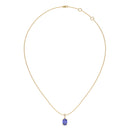 14K Yellow Gold - Tanzanite