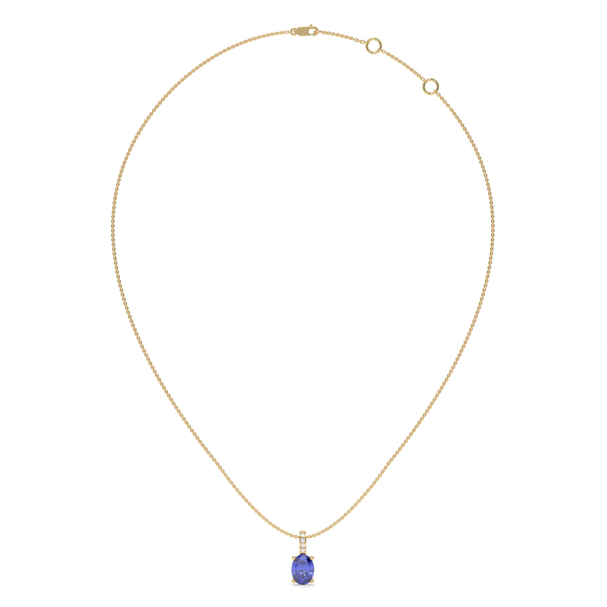 14K Yellow Gold - Tanzanite