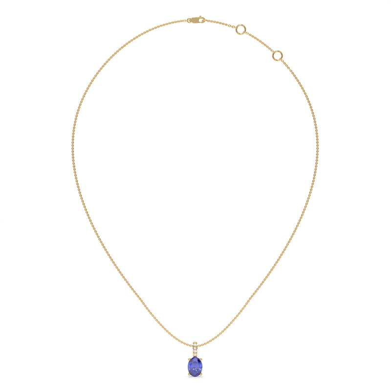 14K Yellow Gold - Tanzanite