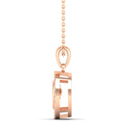 Double Halo Dancing Diamond Pendant - Milano