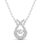 Wishbone Dancing Diamond Pendant - Milano