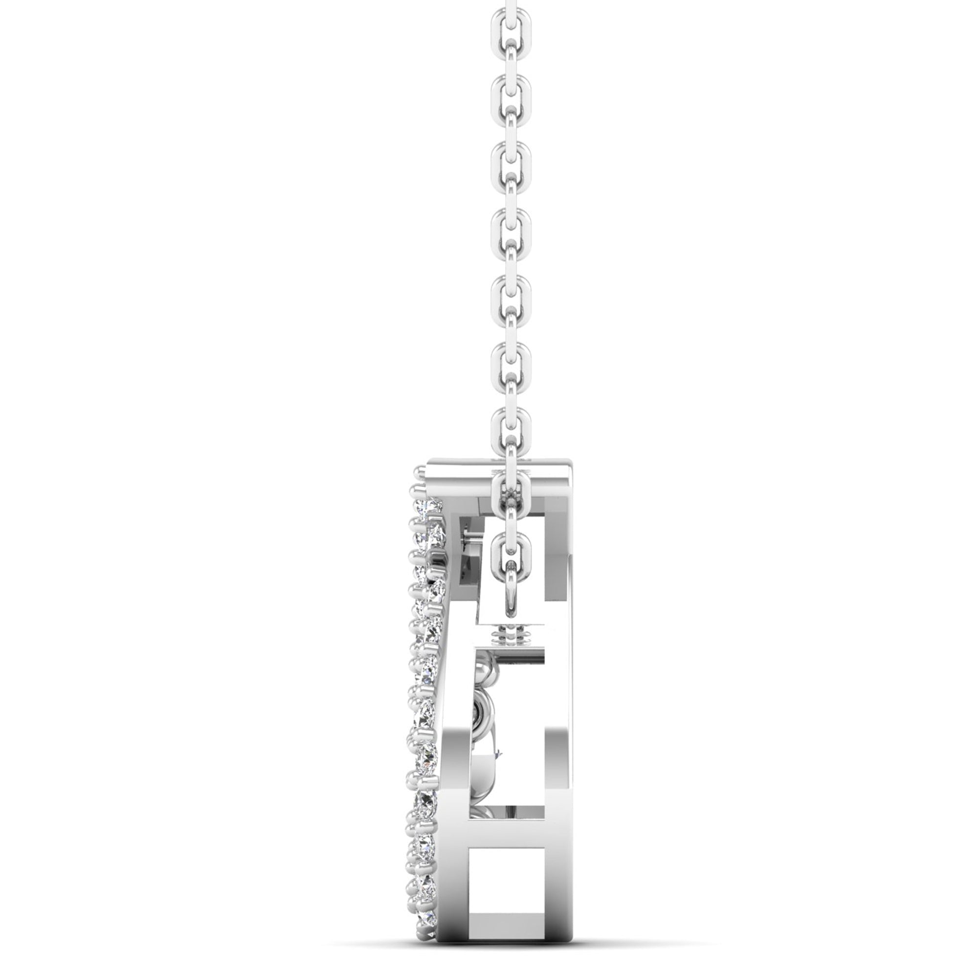 Wishbone Dancing Diamond Pendant - Milano