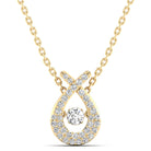 Wishbone Dancing Diamond Pendant - Milano