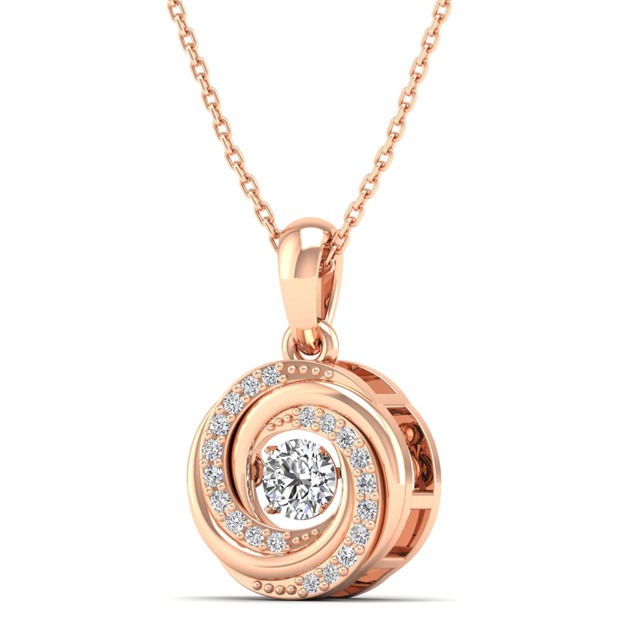 14K Rose Gold - Solitaire