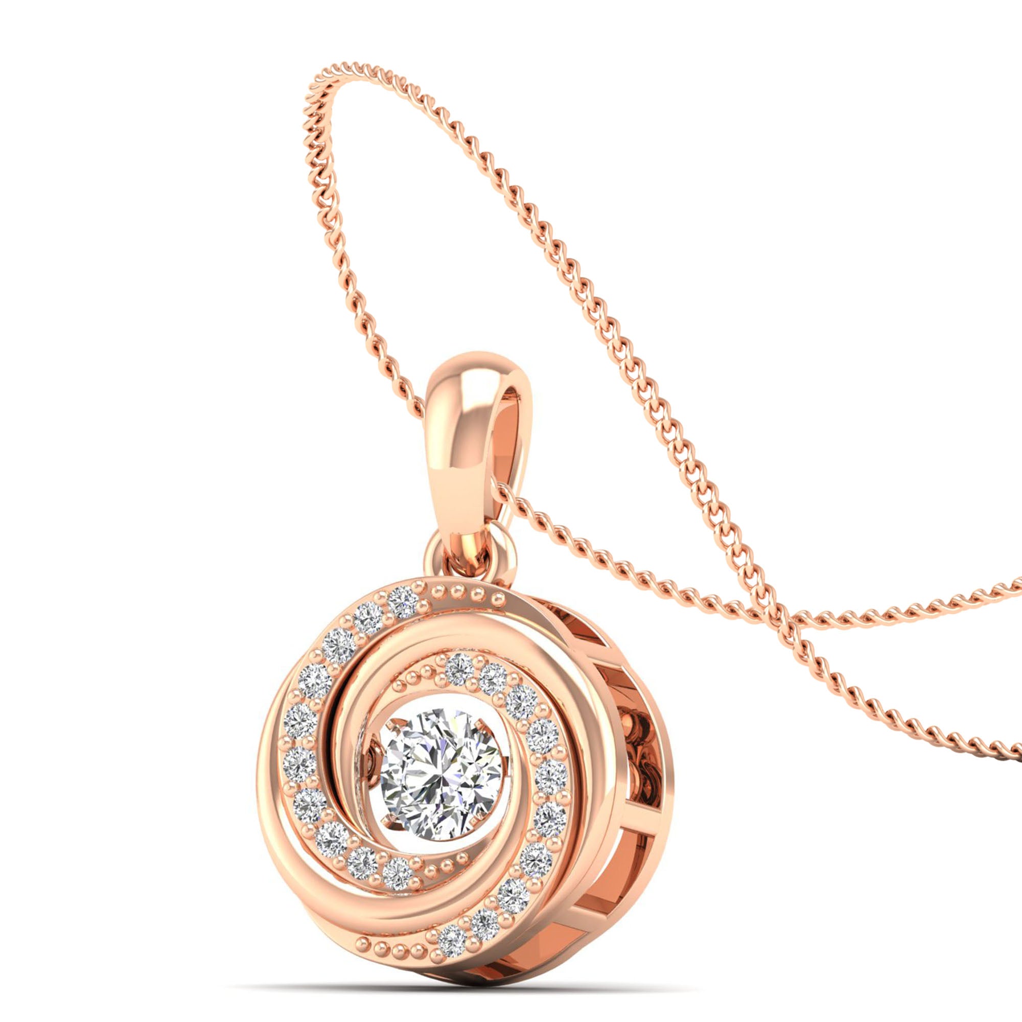 14K Rose Gold - Solitaire