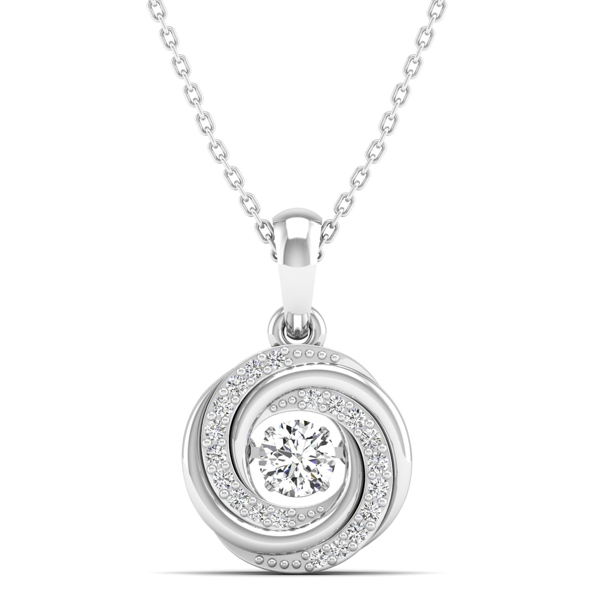 14K White Gold - Solitaire