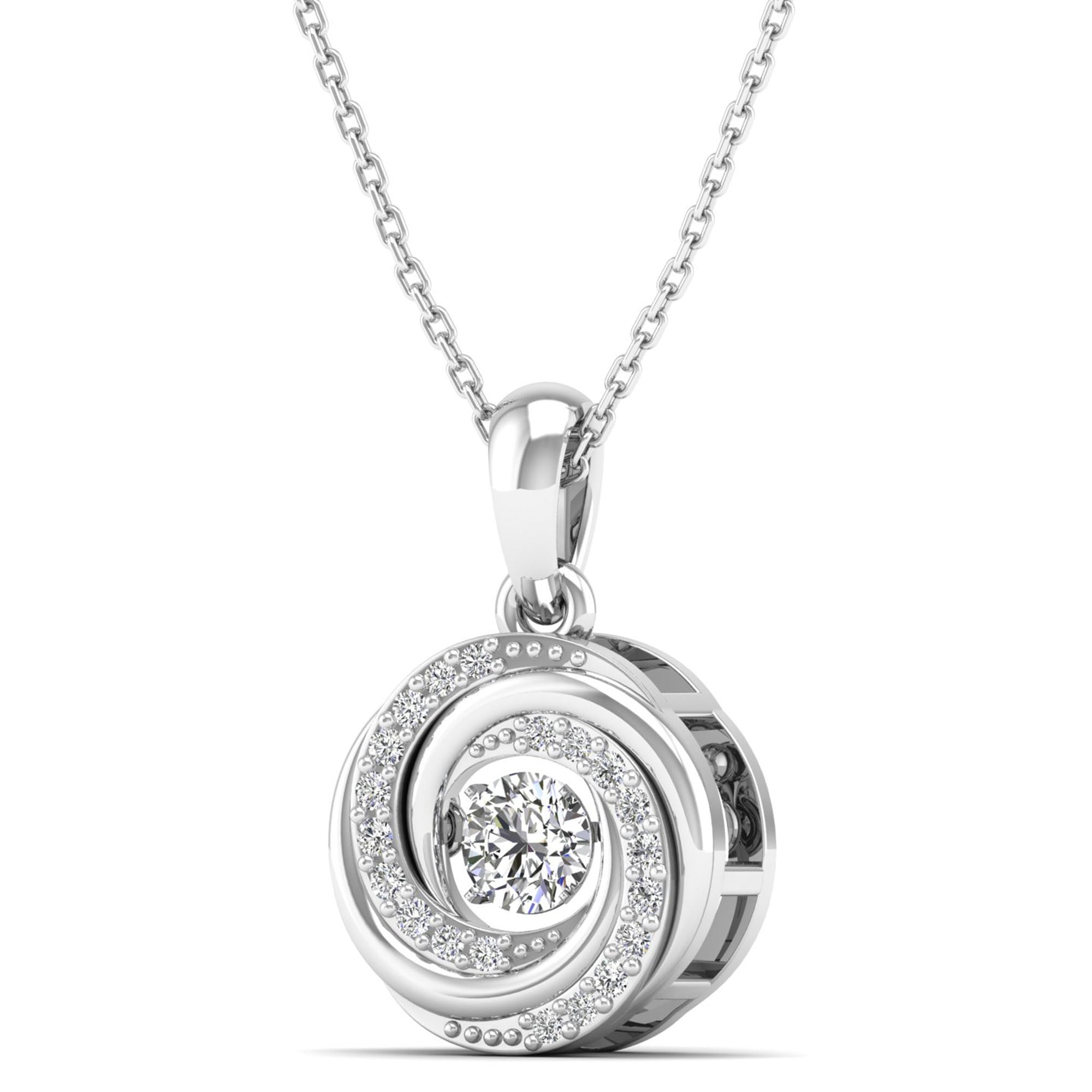 14K White Gold - Solitaire