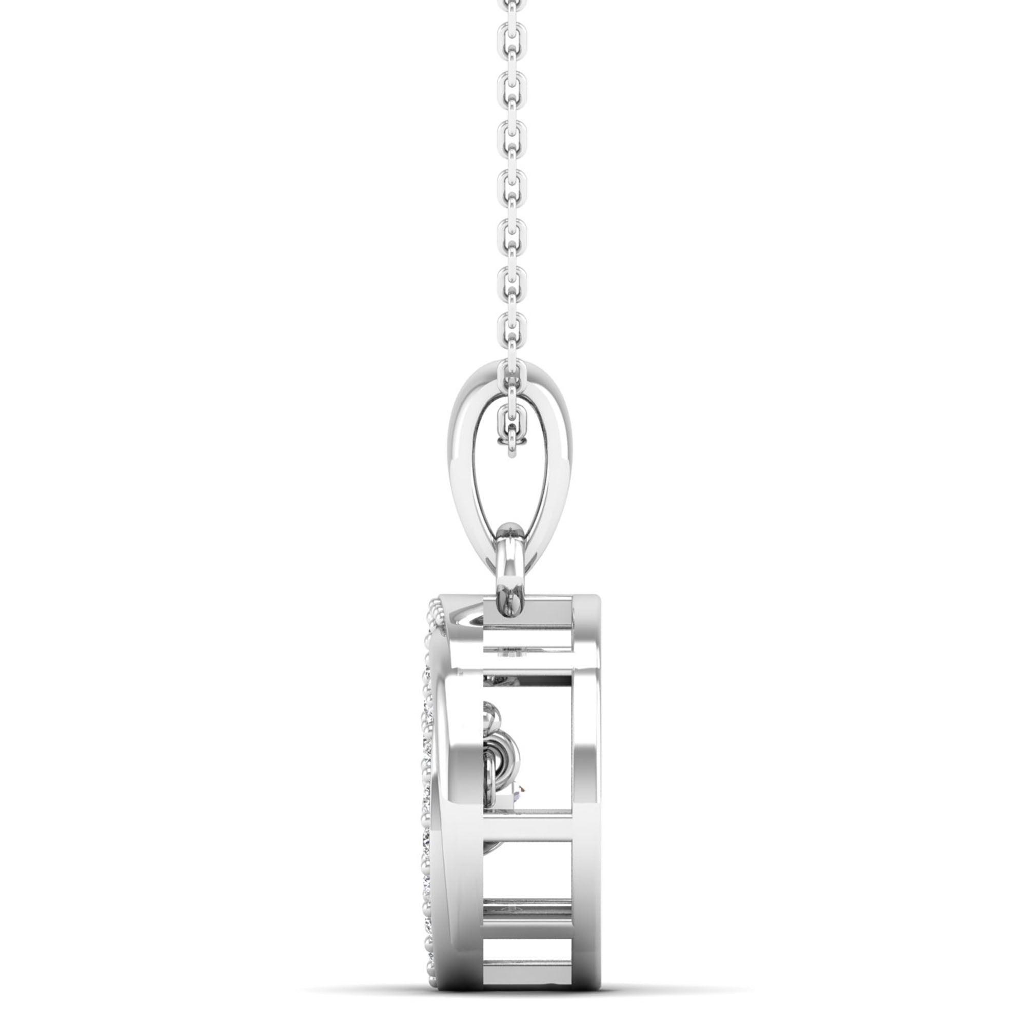 14K White Gold - Solitaire