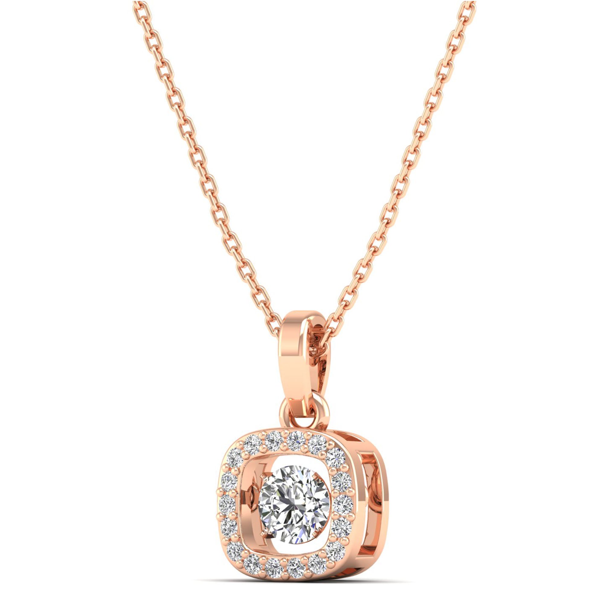 14K Rose Gold - Solitaire