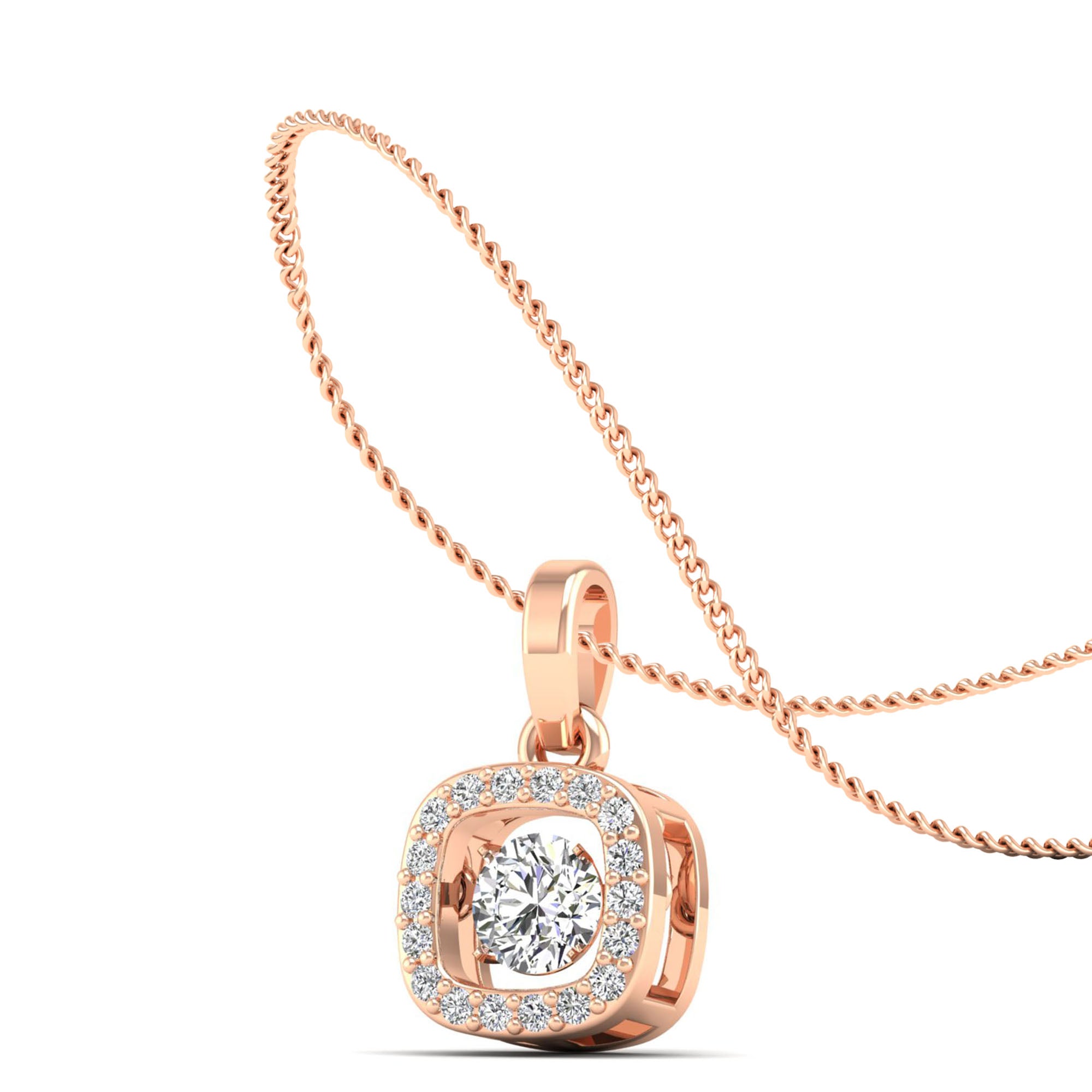 14K Rose Gold - Solitaire
