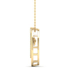 Double Oval Dancing Diamond Pendant - Milano