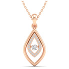 Nested Marquise Dancing Diamond Pendant - Milano