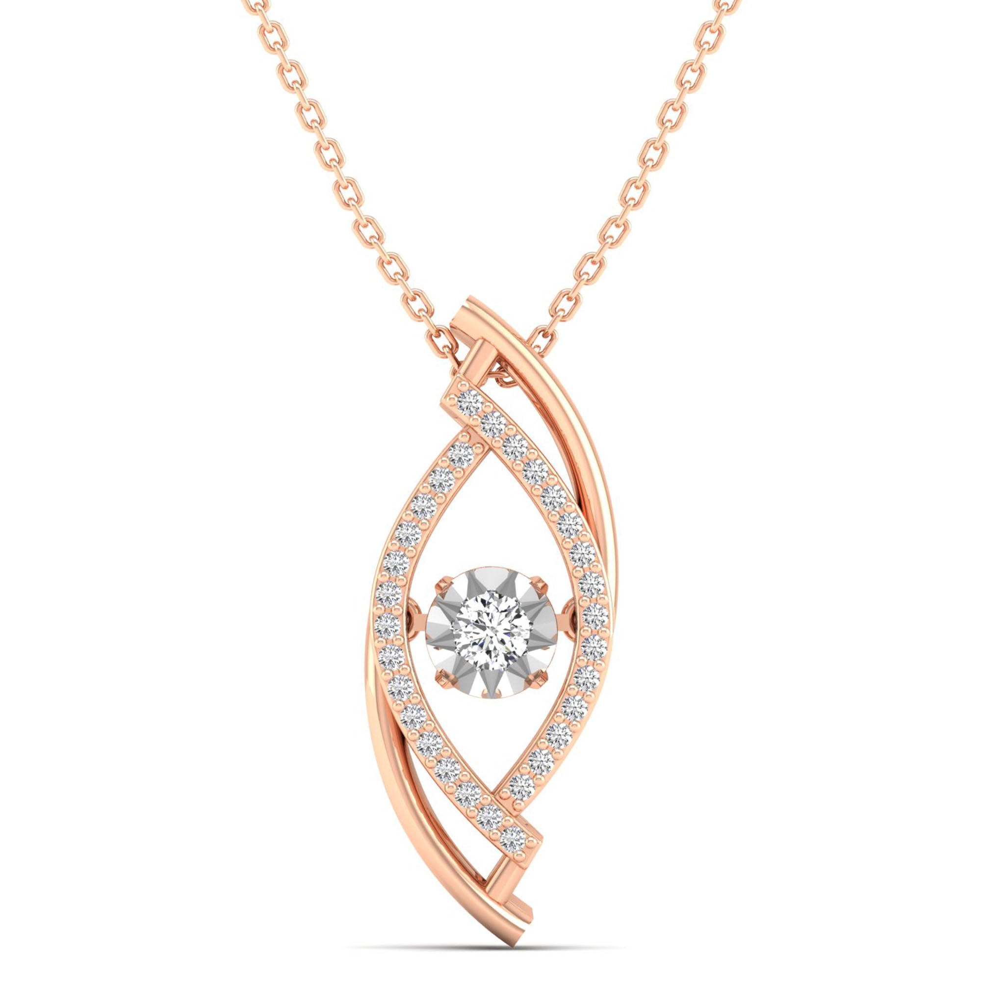 Evil Eye Miracle Dancing Diamond Pendant - Milano