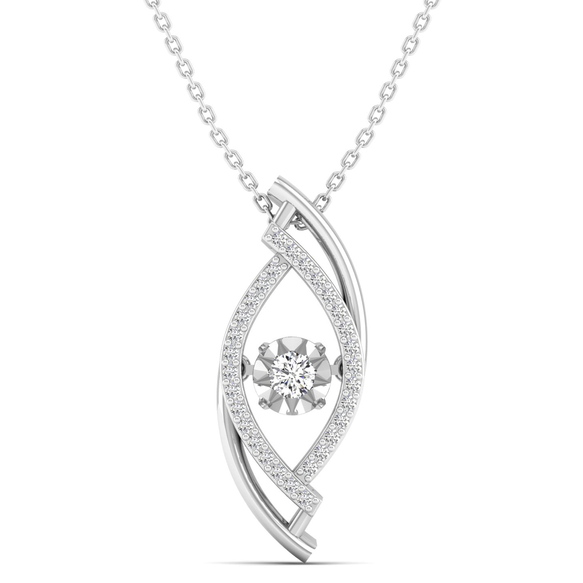 Evil Eye Miracle Dancing Diamond Pendant - Milano
