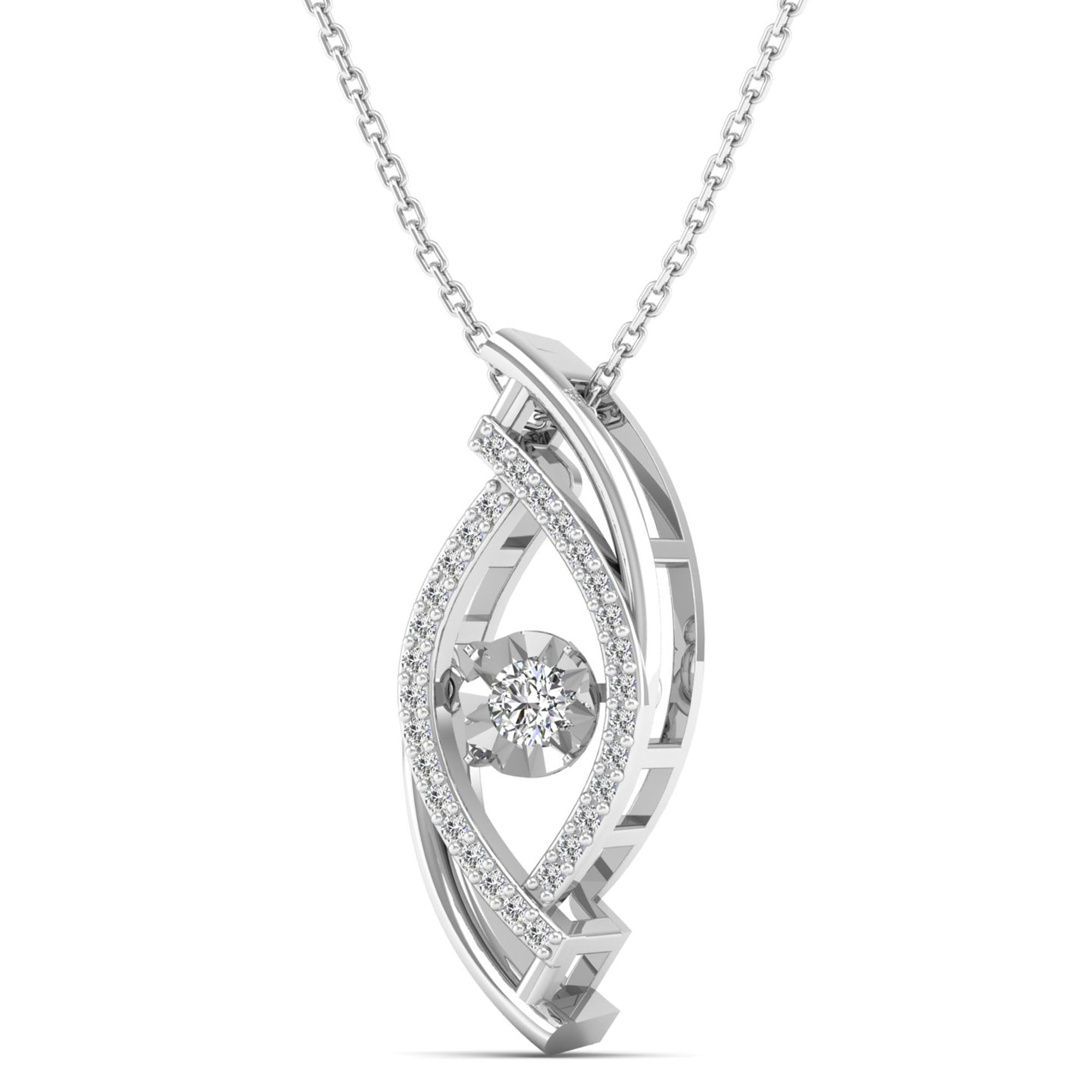 Evil Eye Miracle Dancing Diamond Pendant - Milano
