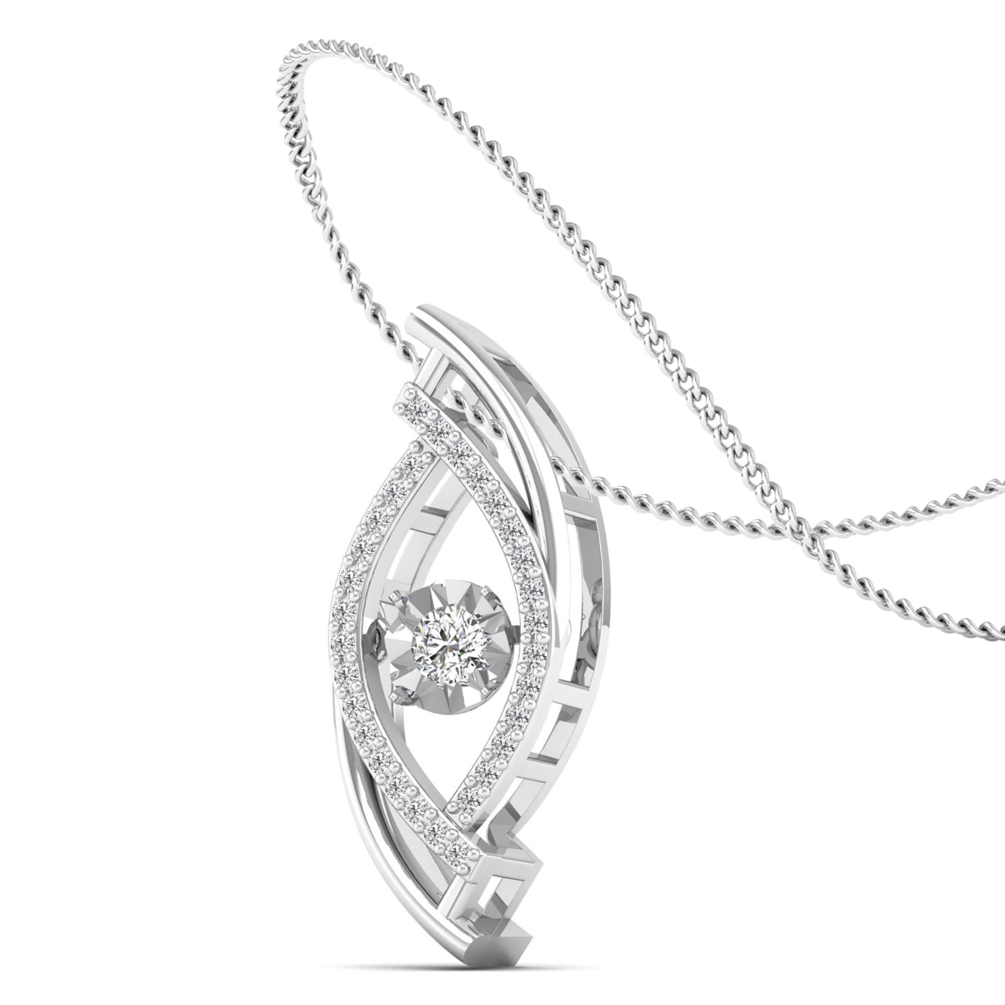 Evil Eye Miracle Dancing Diamond Pendant - Milano