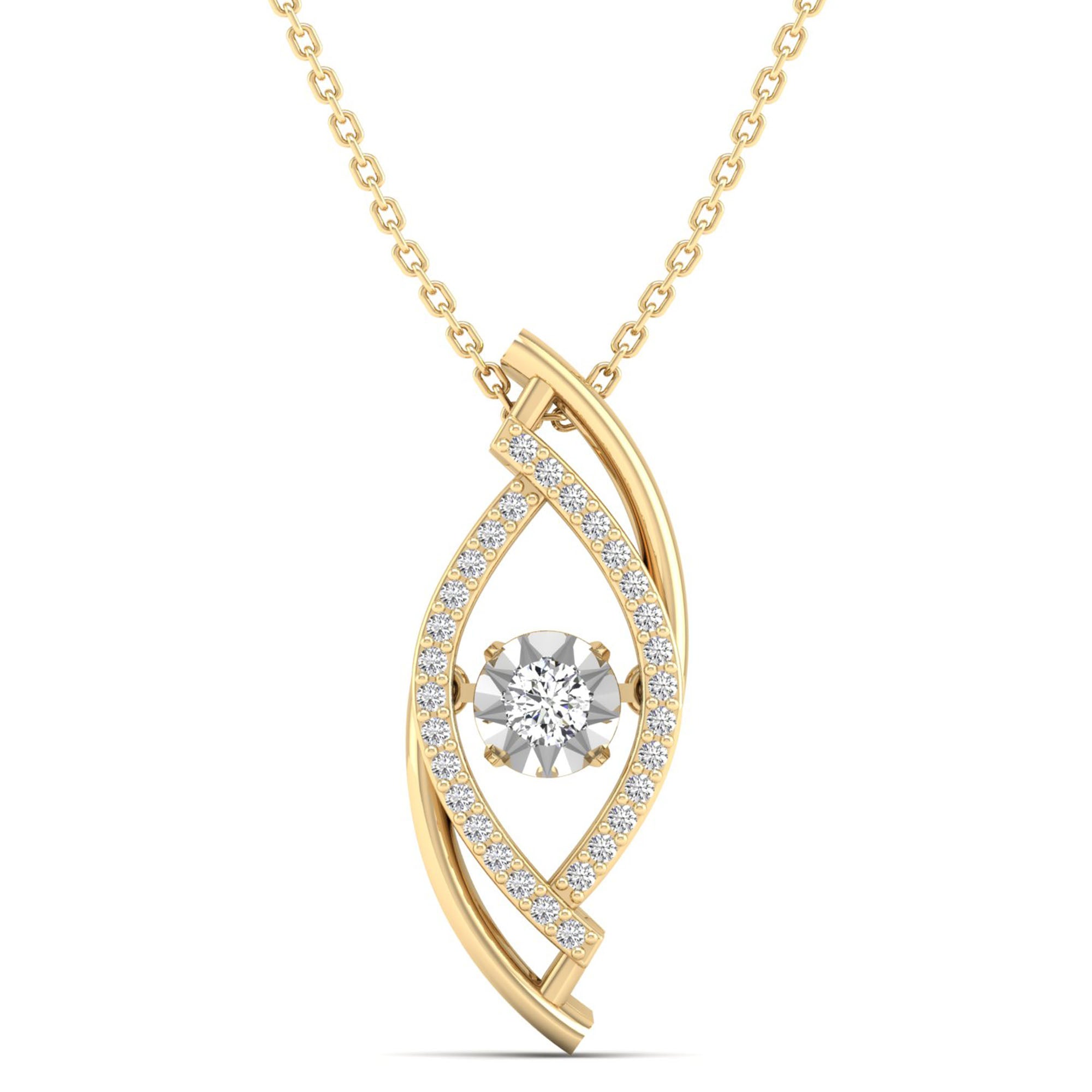 Evil Eye Miracle Dancing Diamond Pendant - Milano