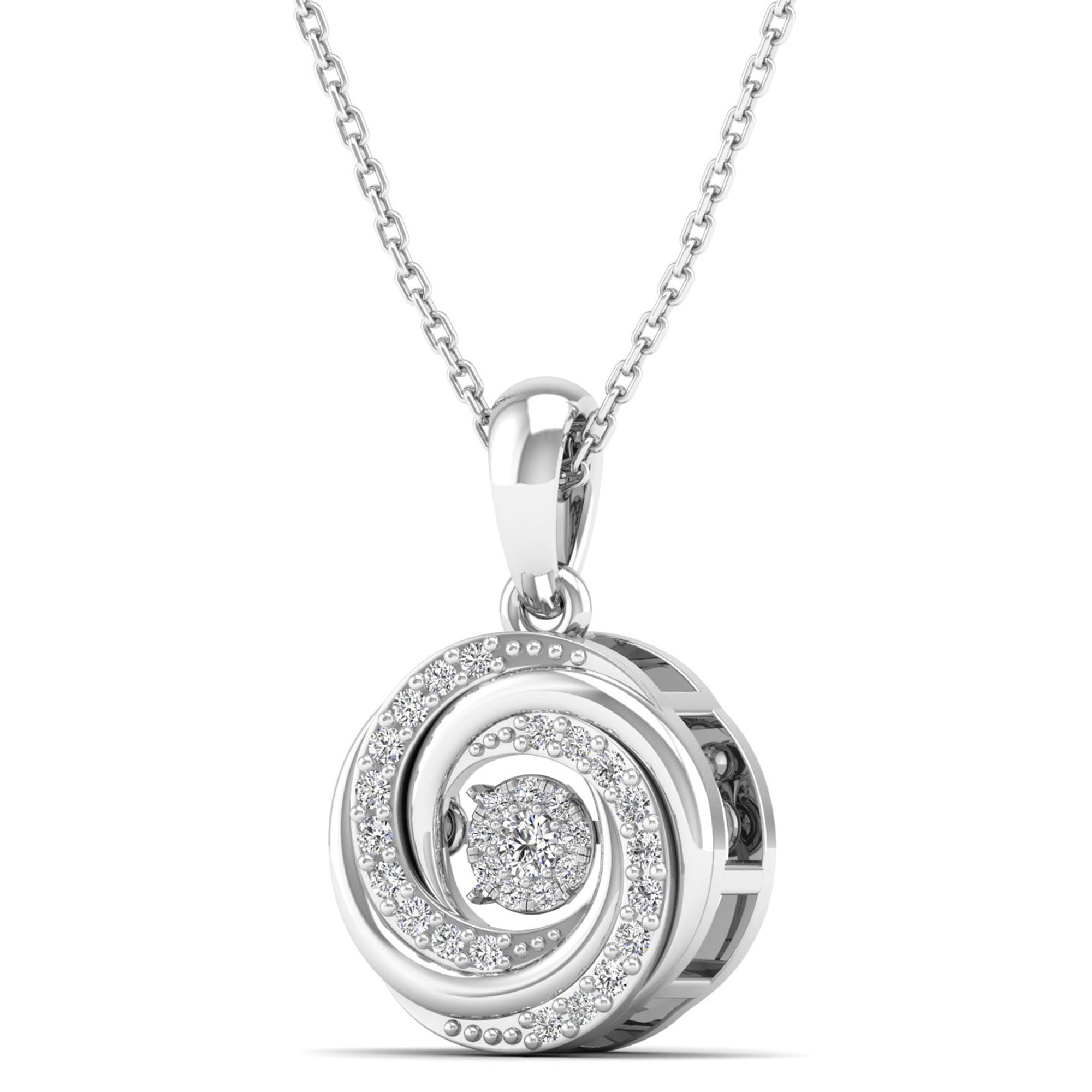 14K White Gold - Cluster