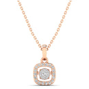 14K Rose Gold - Cluster