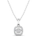14K White Gold - Cluster
