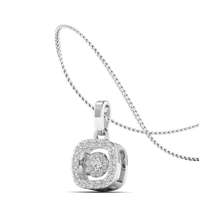 14K White Gold - Cluster