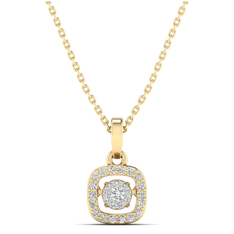 14K Yellow Gold - Cluster
