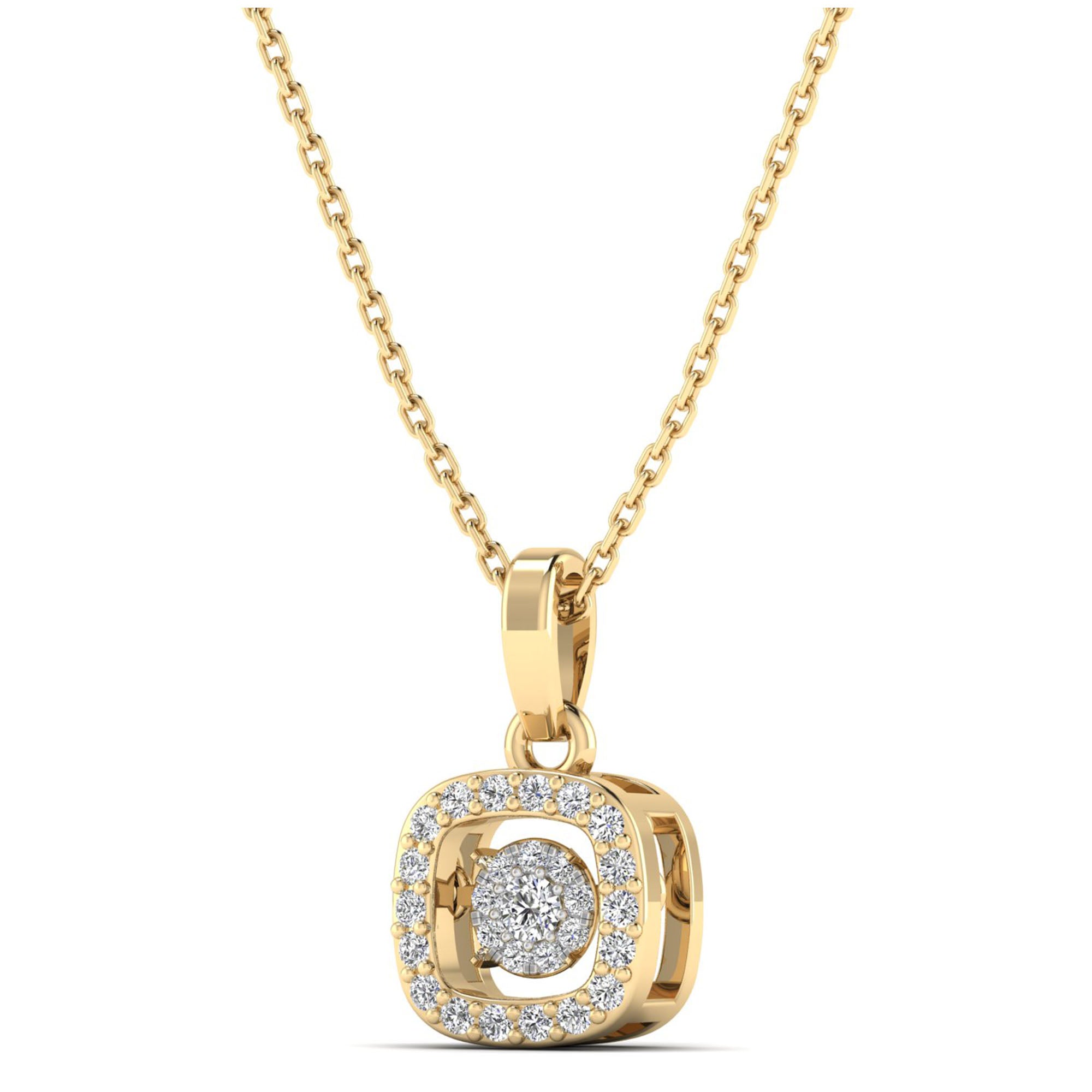 14K Yellow Gold - Cluster