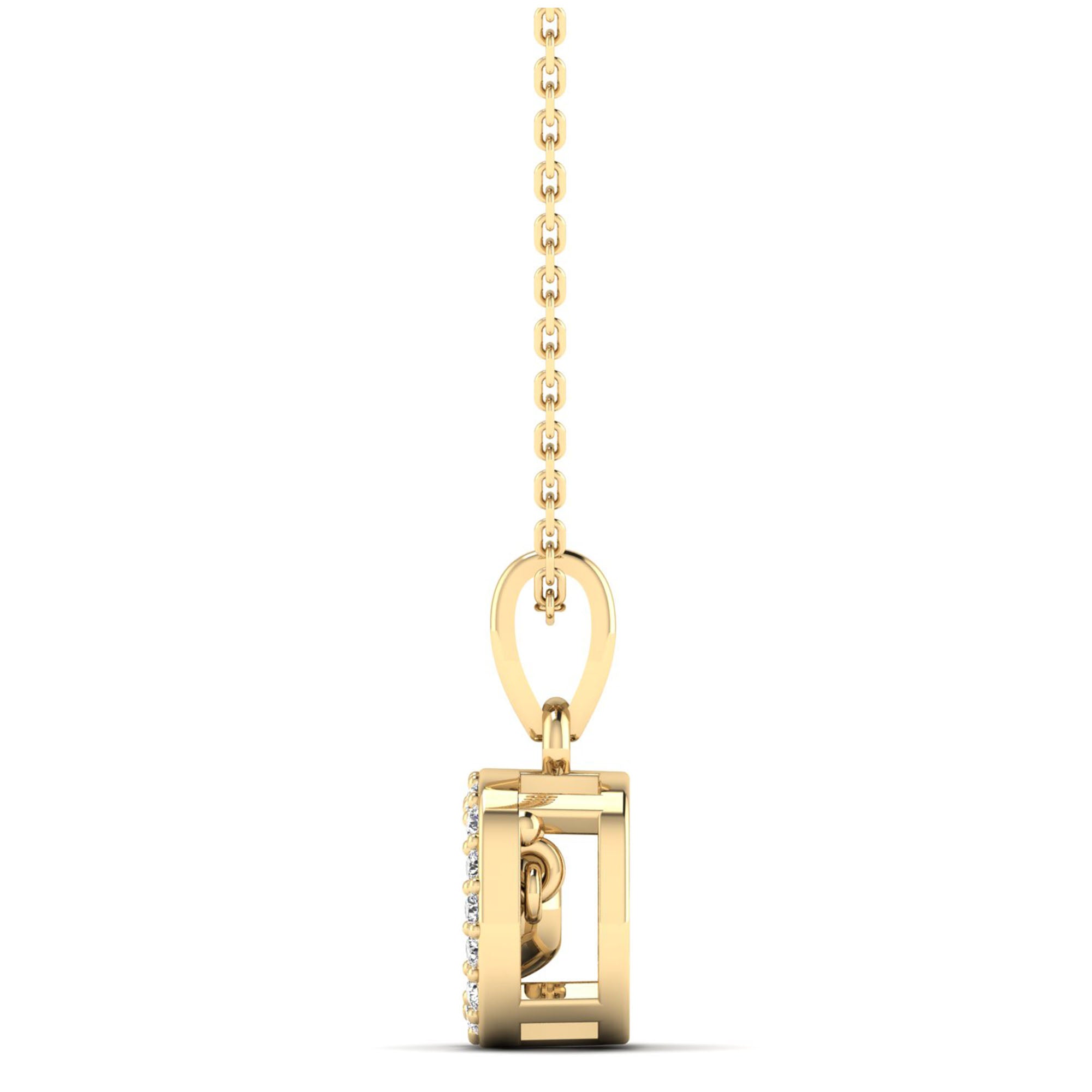 14K Yellow Gold - Cluster