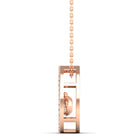 Pear Shaped Cluster Dancing Diamond Pendant - Milano